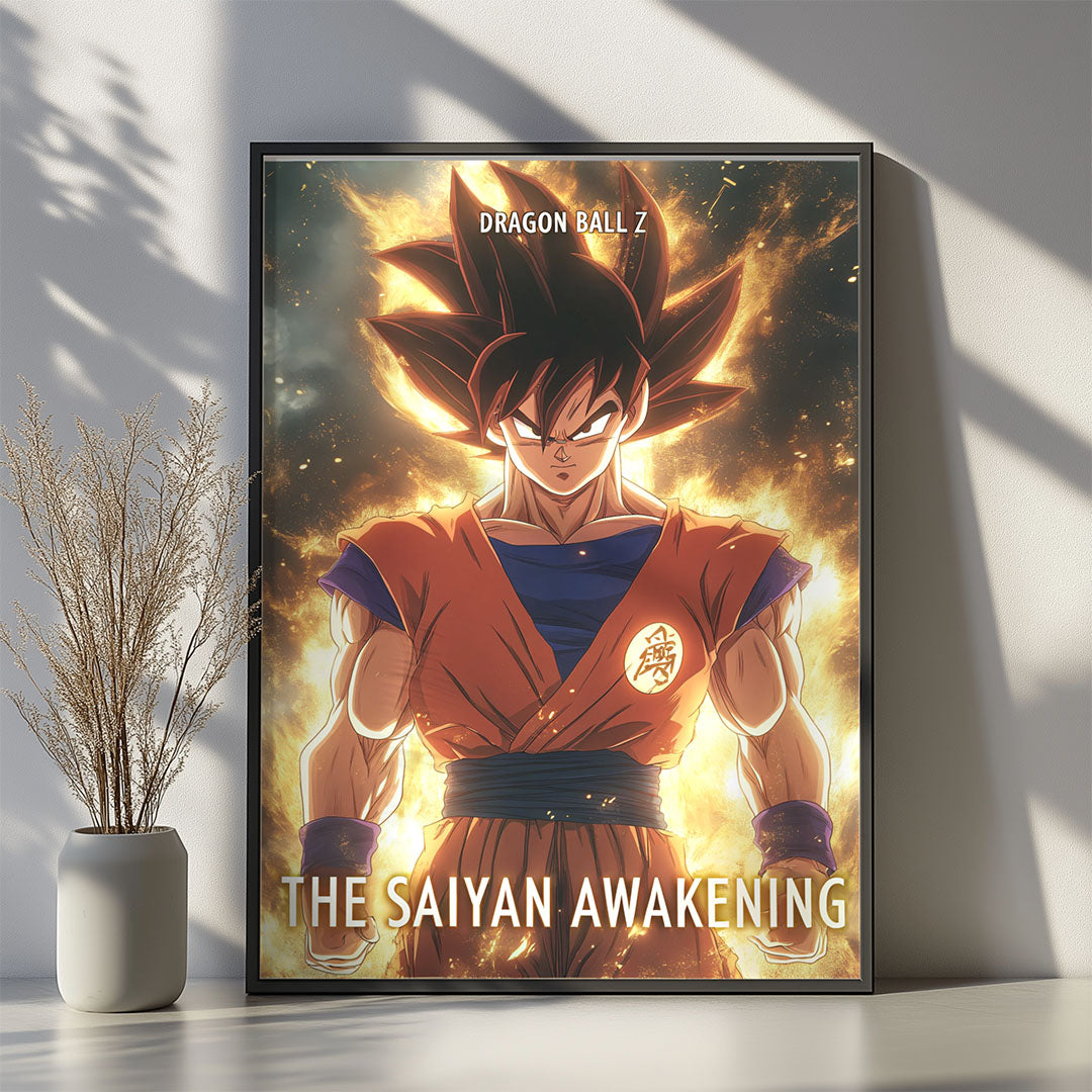 Goku’s First Super Saiyan Transformation Poster
