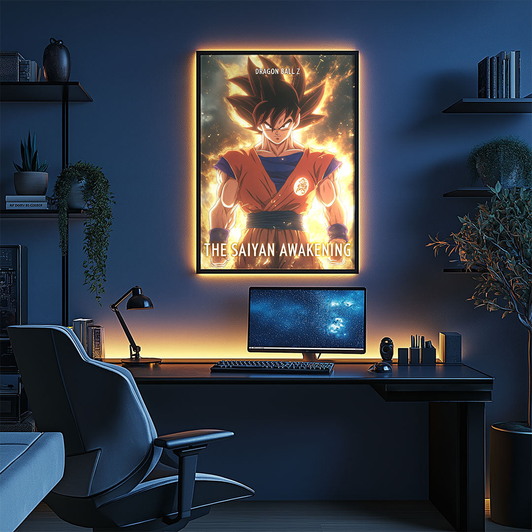 Goku’s First Super Saiyan Transformation Poster