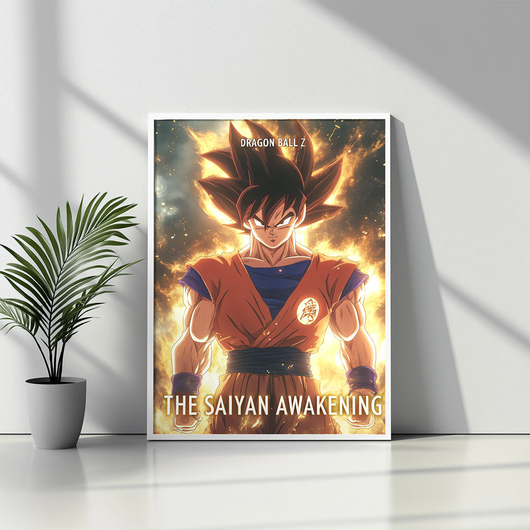 Goku’s First Super Saiyan Transformation Poster