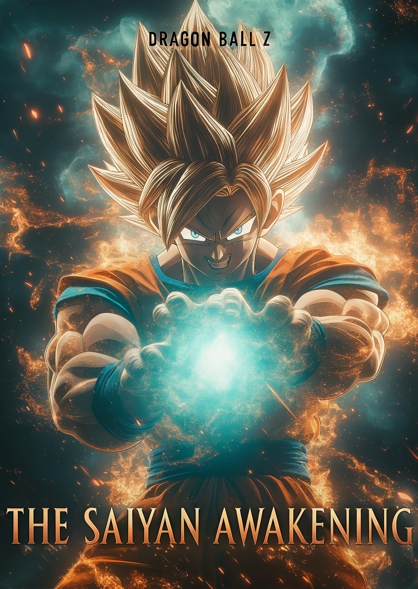 Super Saiyan Kamehameha Poster