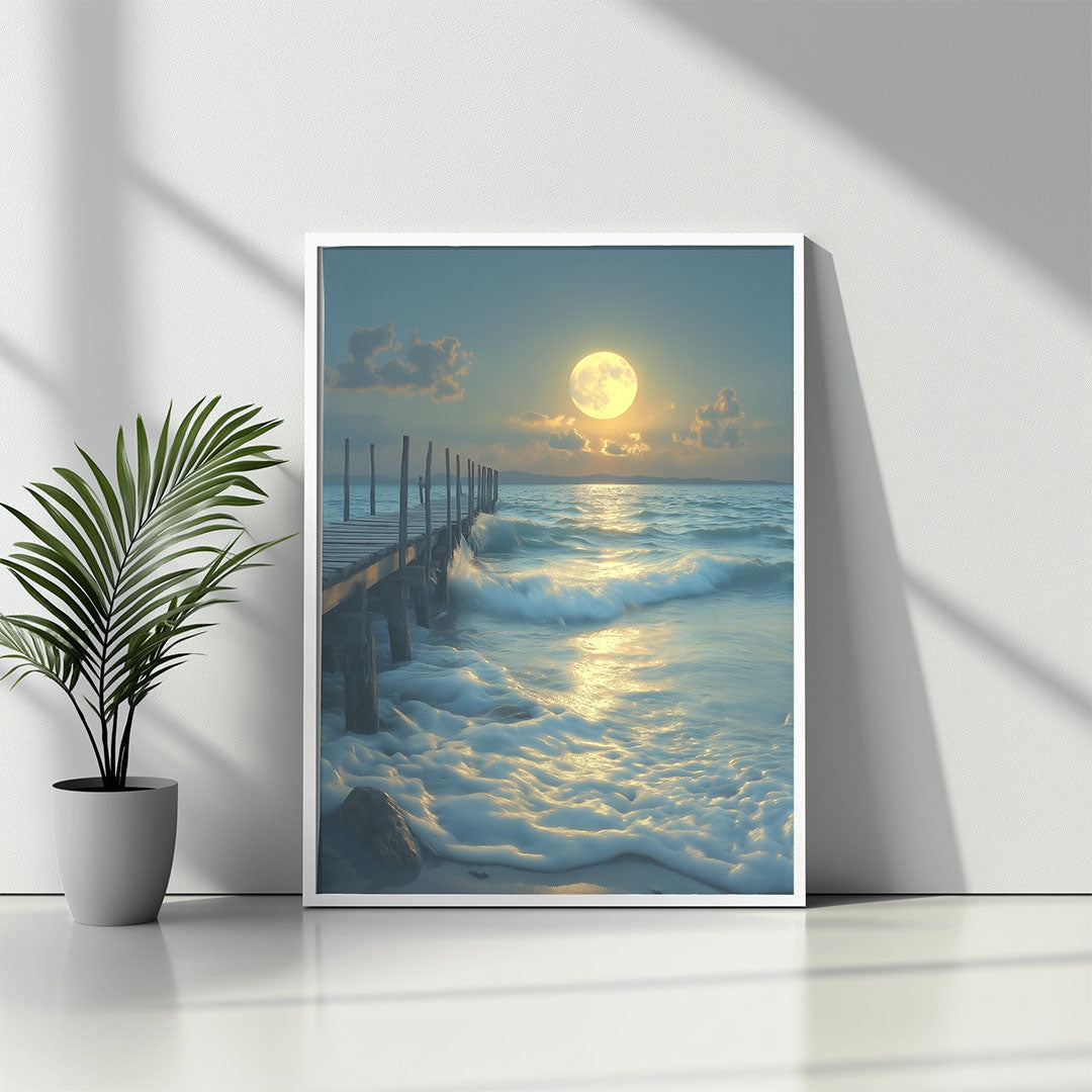 Moonlit Shoreline