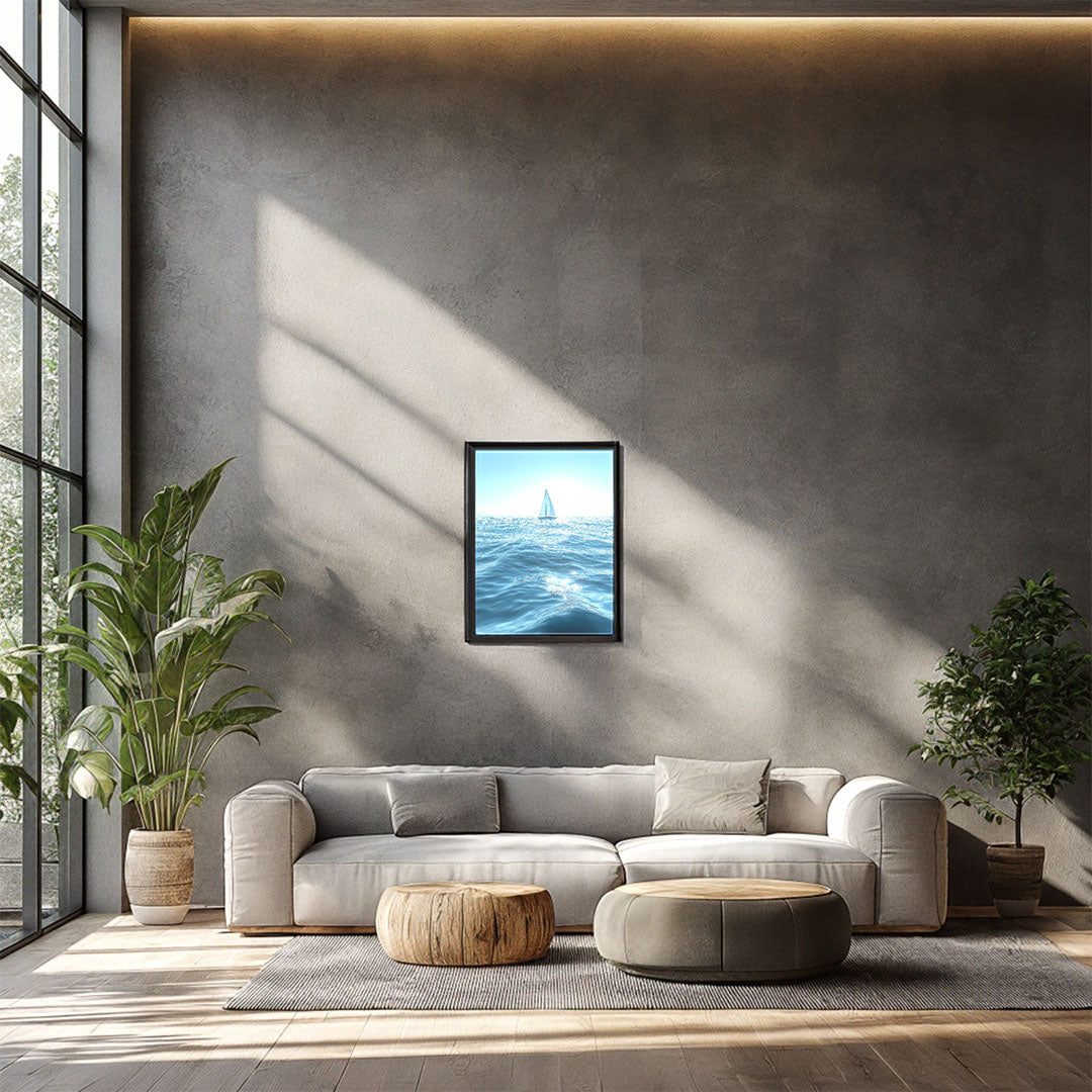 Serenity in Minimal Blue