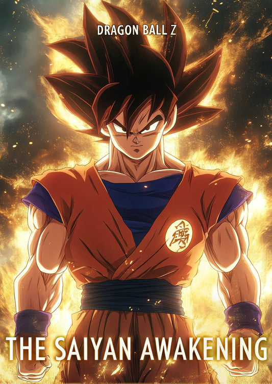 Goku’s First Super Saiyan Transformation Poster