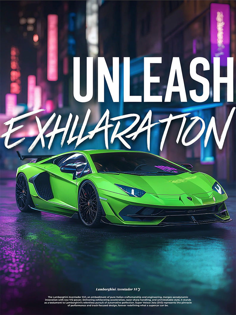 Unleash Exhilaration - Lamborghini Aventador SVJ