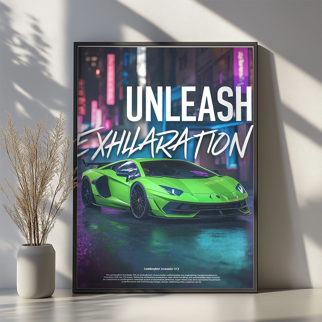 Unleash Exhilaration - Lamborghini Aventador SVJ