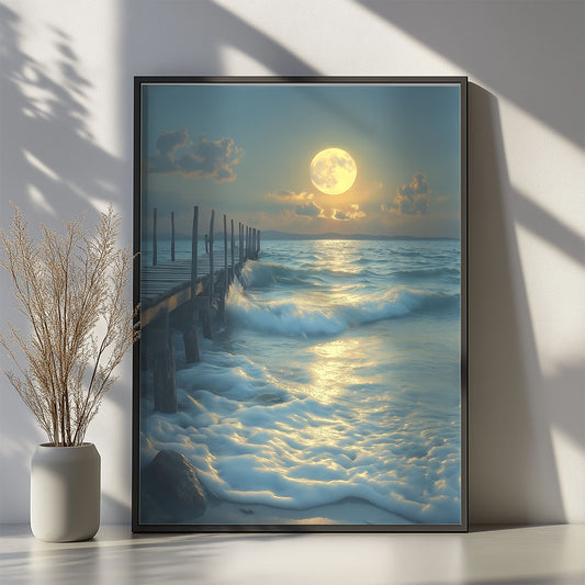 Moonlit Shoreline