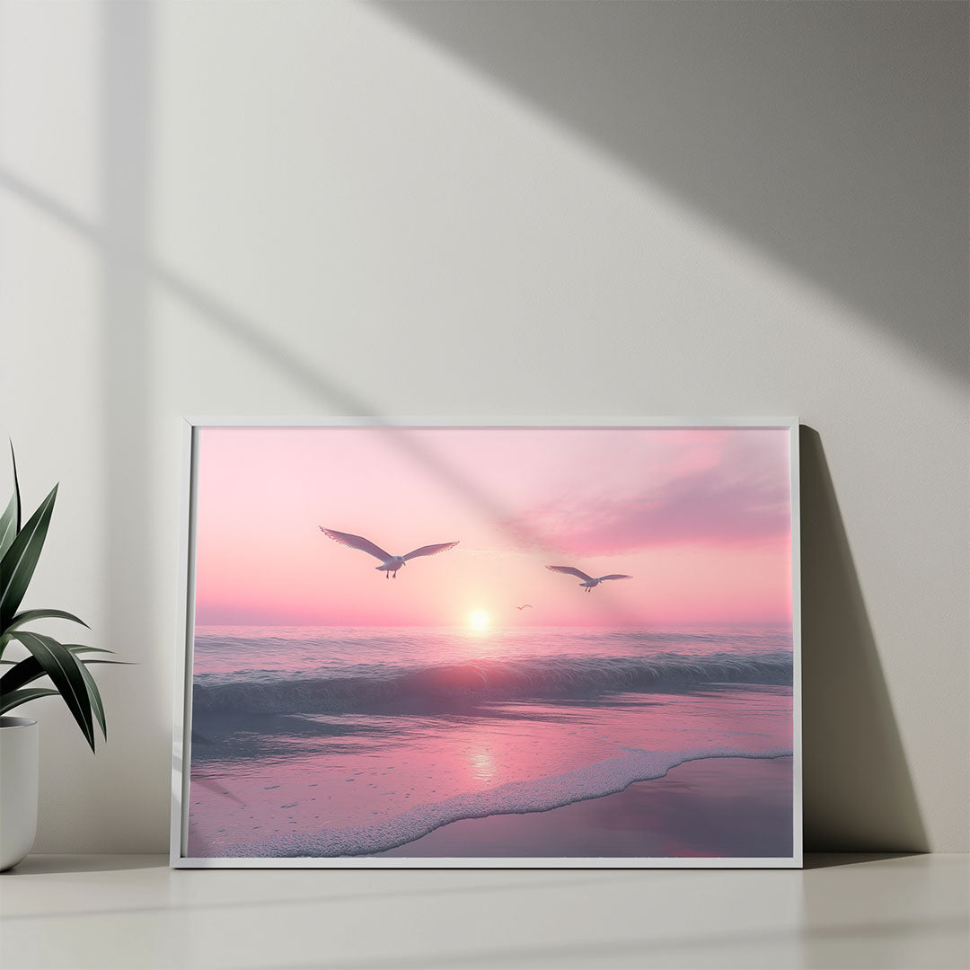 Seaside Dawn Reflections