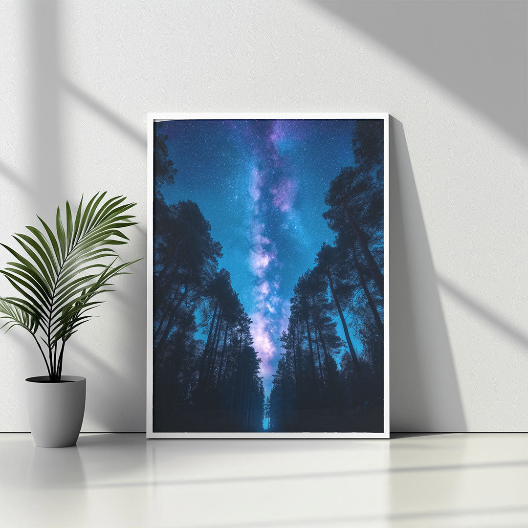 Starry Night over a Forest
